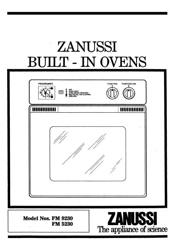Mode d'emploi ZANUSSI FM5230
