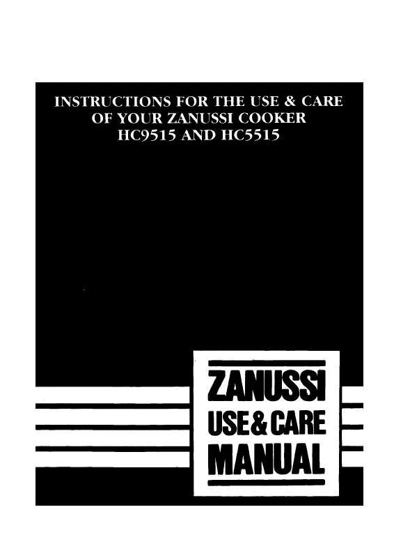 Mode d'emploi ZANUSSI HC5515