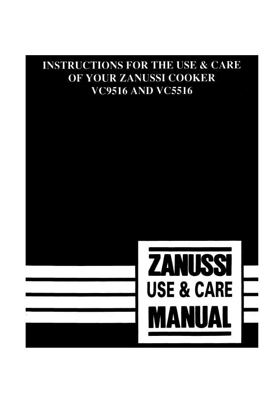 Mode d'emploi ZANUSSI VC9516