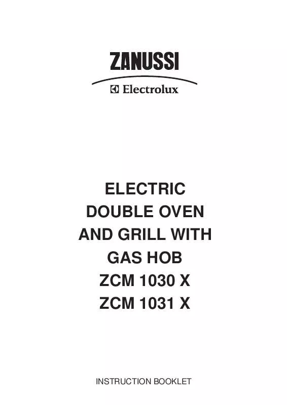 Mode d'emploi ZANUSSI ZCM1030X