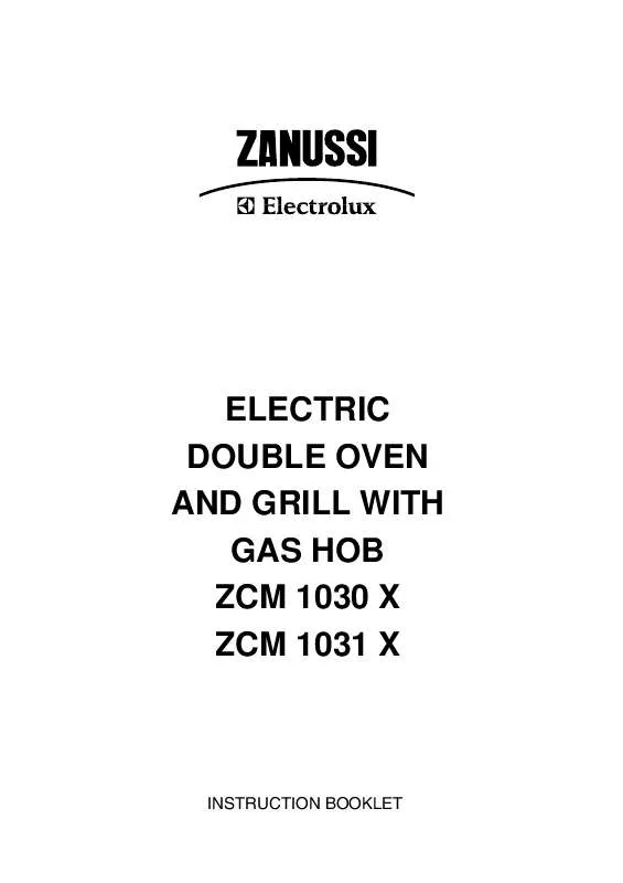 Mode d'emploi ZANUSSI ZCM1031X