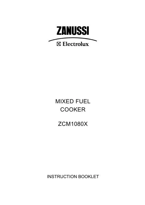 Mode d'emploi ZANUSSI ZCM1080X