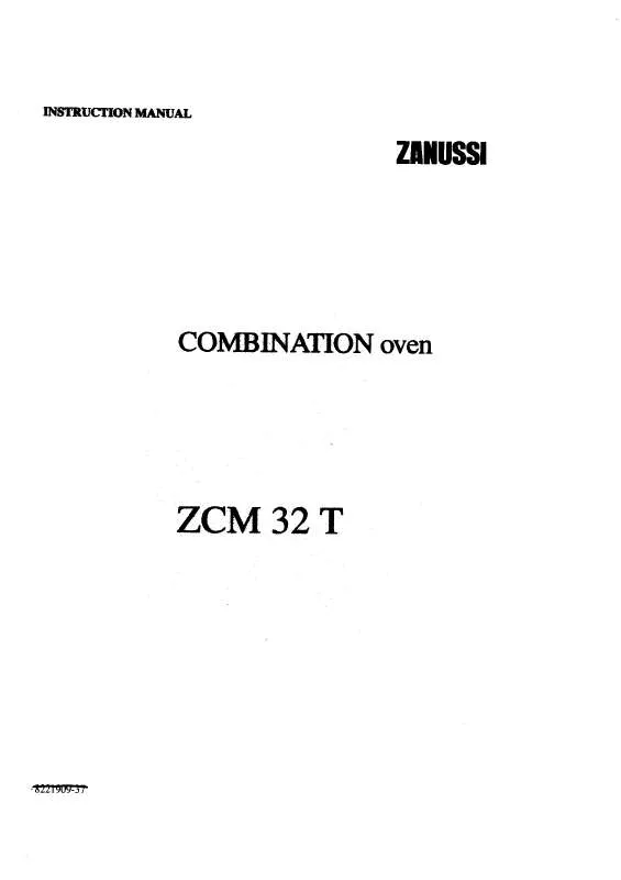 Mode d'emploi ZANUSSI ZCM32T