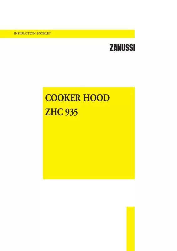 Mode d'emploi ZANUSSI ZHC923X