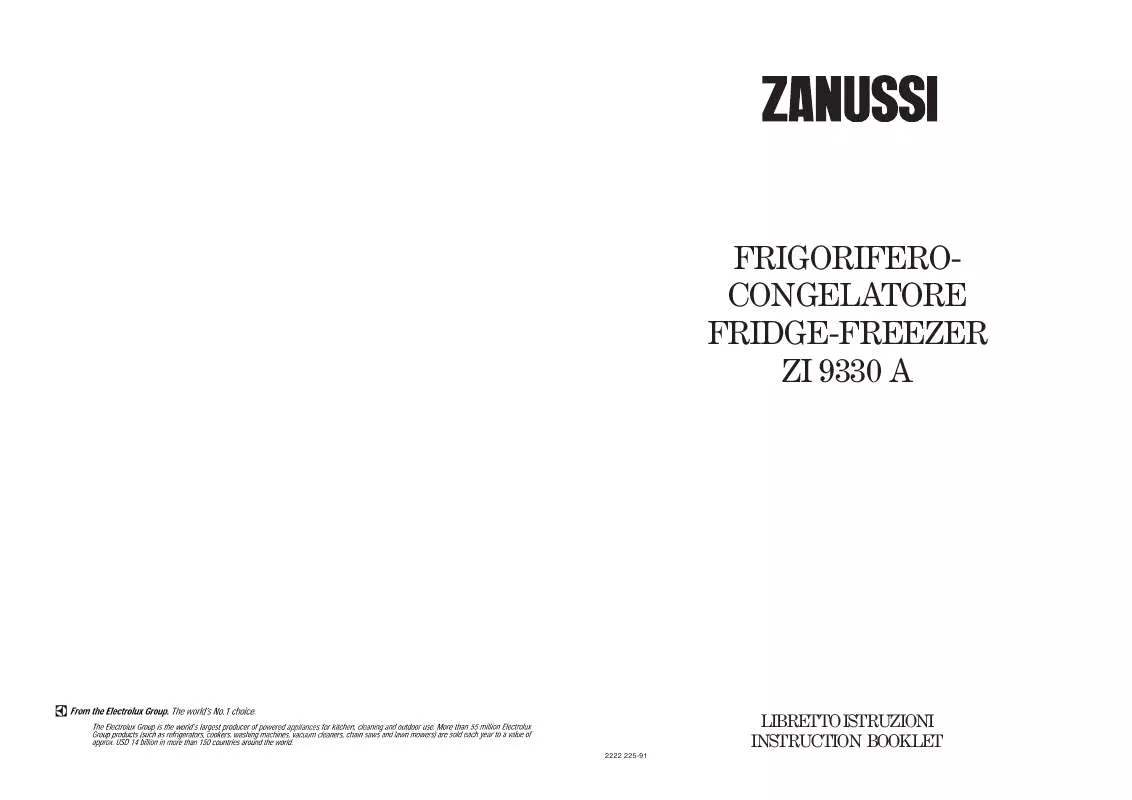 Mode d'emploi ZANUSSI ZI9330A