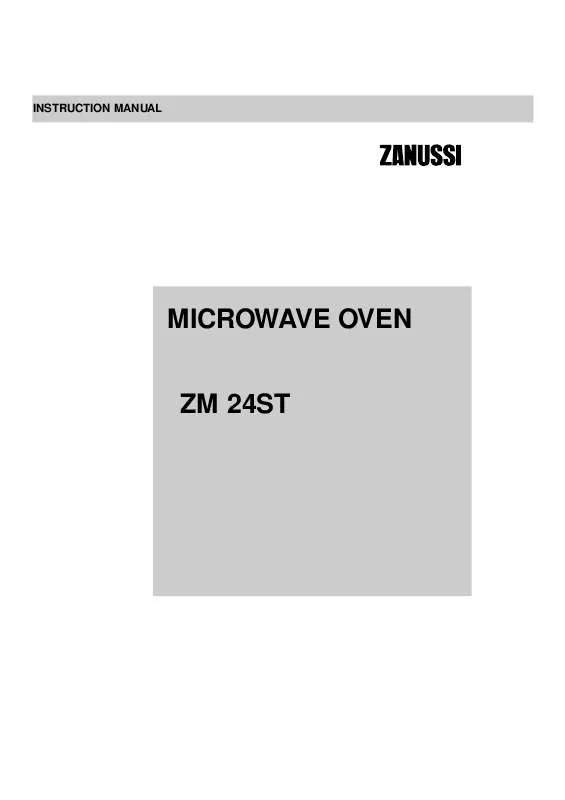 Mode d'emploi ZANUSSI ZM24STK