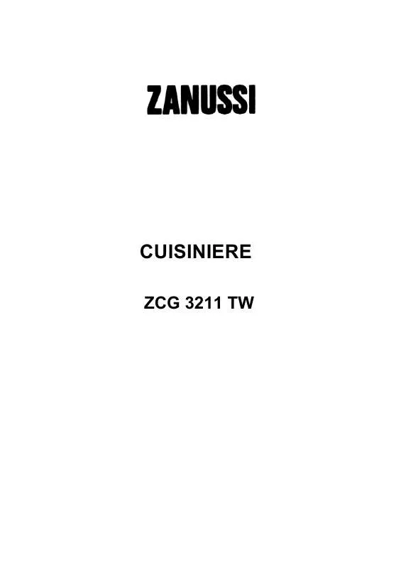 Mode d'emploi ZANUSSI ZVF67