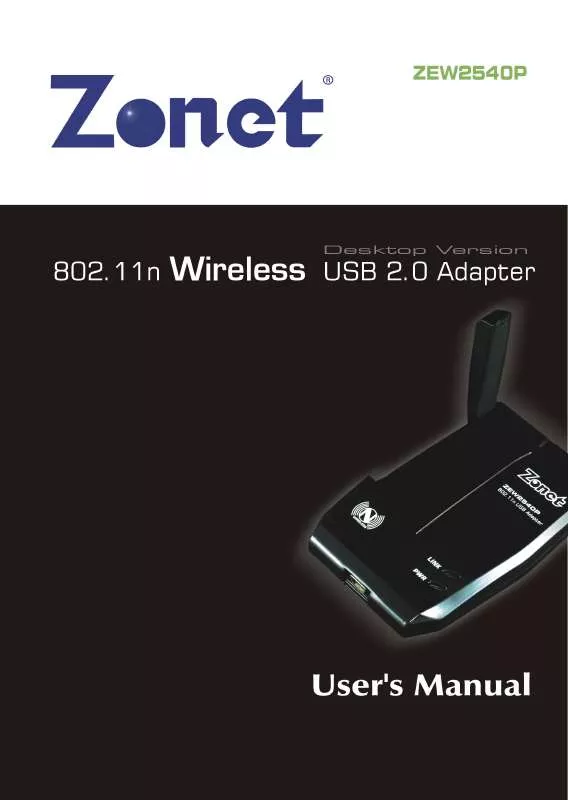 Mode d'emploi ZONET ZEW2540P