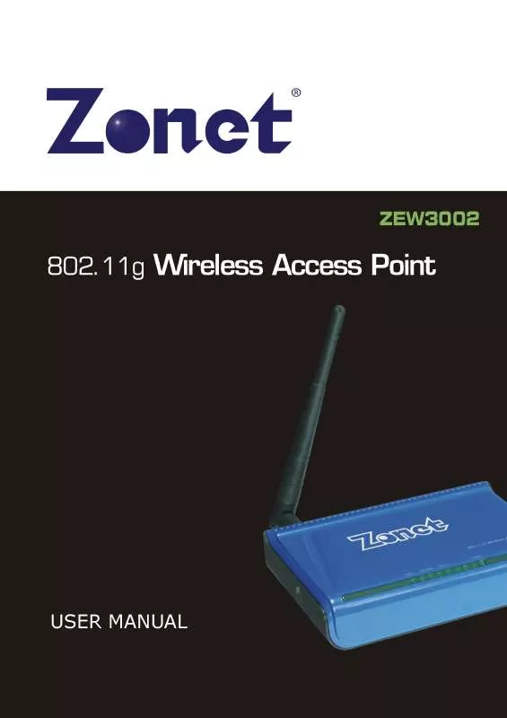 Mode d'emploi ZONET ZEW3002