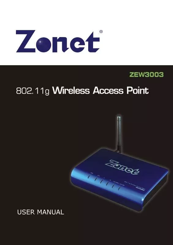Mode d'emploi ZONET ZEW3003