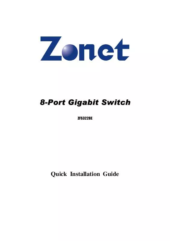 Mode d'emploi ZONET ZFS3228E