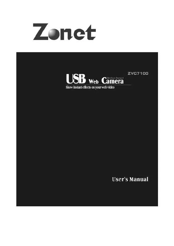 Mode d'emploi ZONET ZVC7100