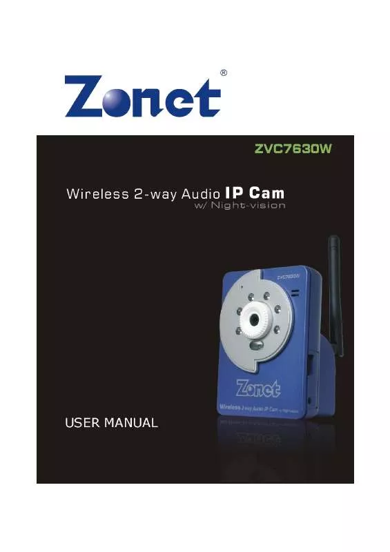 Mode d'emploi ZONET ZVC7630W