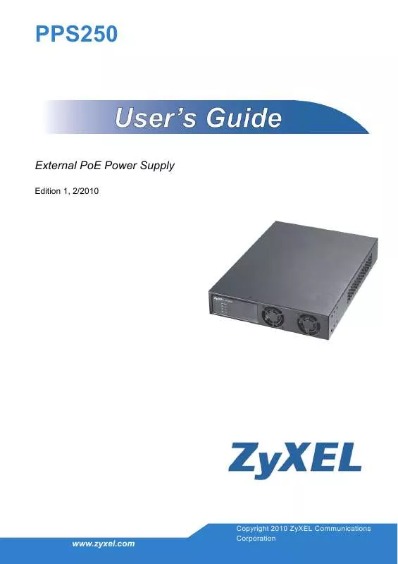 Mode d'emploi ZYXEL PPS-250