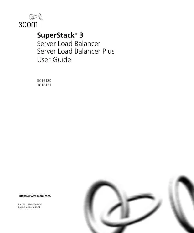 Mode d'emploi 3COM SS 3 SERVER LOAD BALANCER