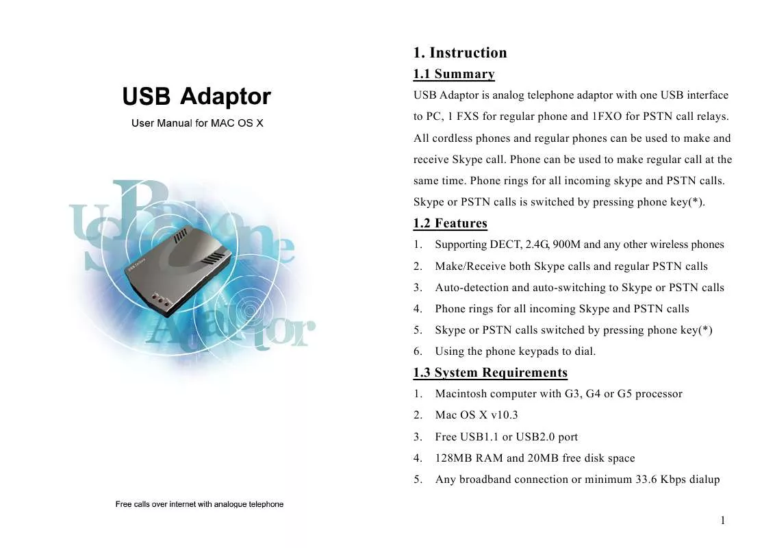 Mode d'emploi 3J USB-B2K