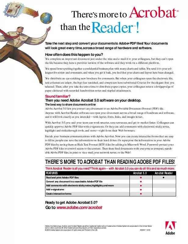 Mode d'emploi ADOBE READER