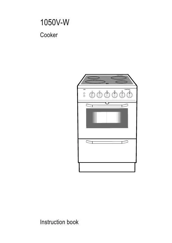 Mode d'emploi AEG-ELECTROLUX 1050V-W