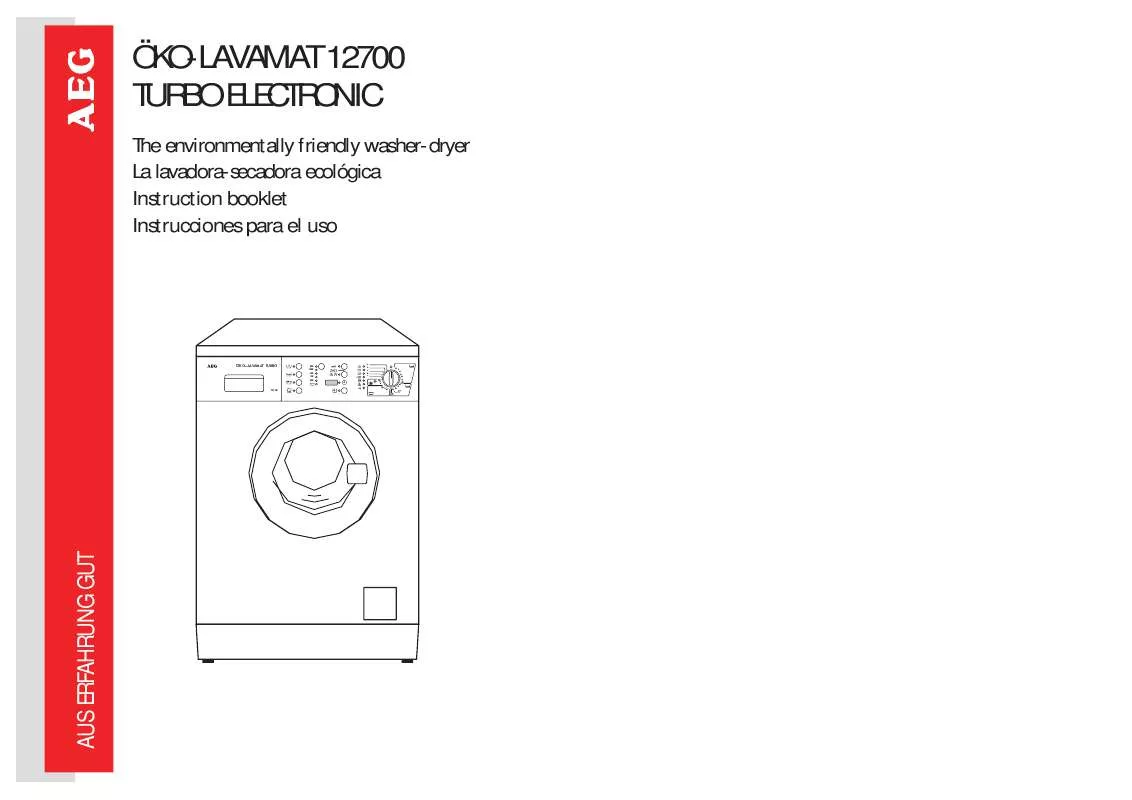 Mode d'emploi AEG-ELECTROLUX 12700