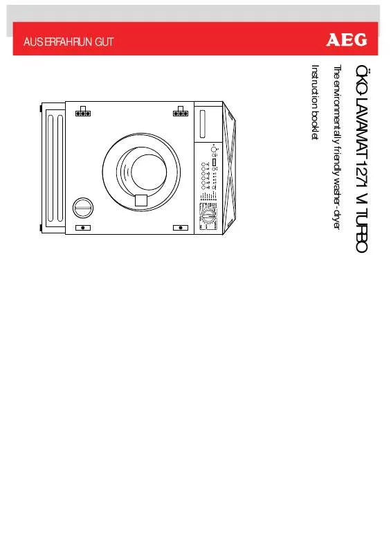 Mode d'emploi AEG-ELECTROLUX 1271VITURBOELET