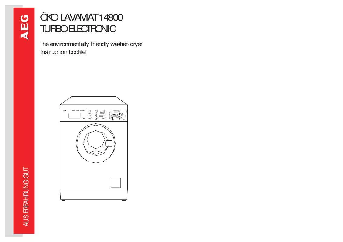 Mode d'emploi AEG-ELECTROLUX 14800