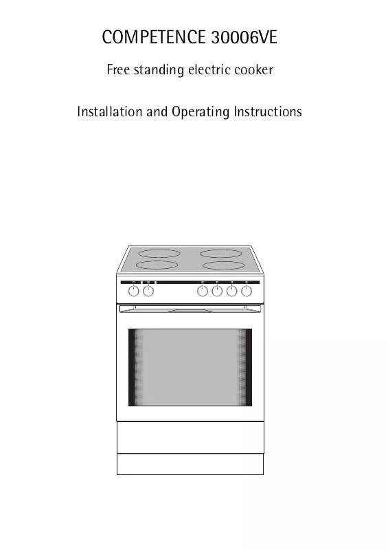 Mode d'emploi AEG-ELECTROLUX 30006VE-W