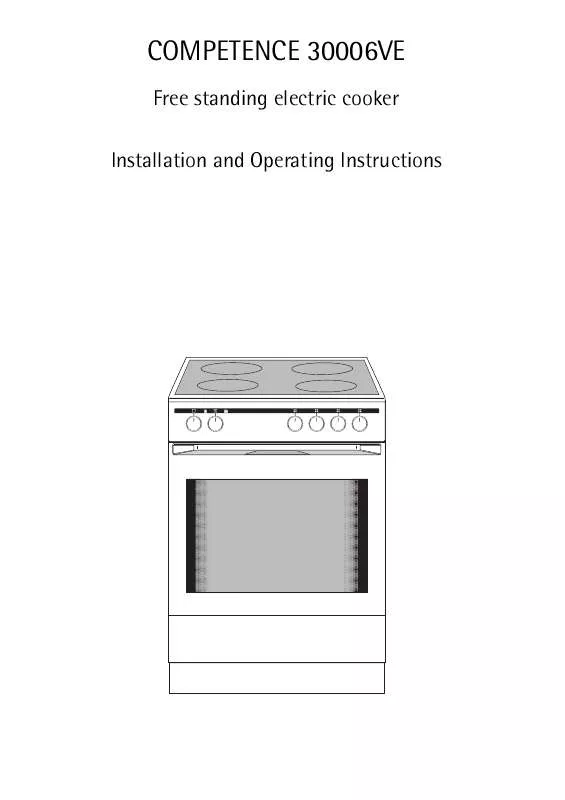 Mode d'emploi AEG-ELECTROLUX 30006VE-WN