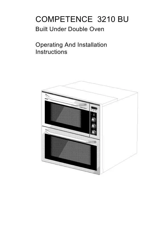 Mode d'emploi AEG-ELECTROLUX 3210BU-M