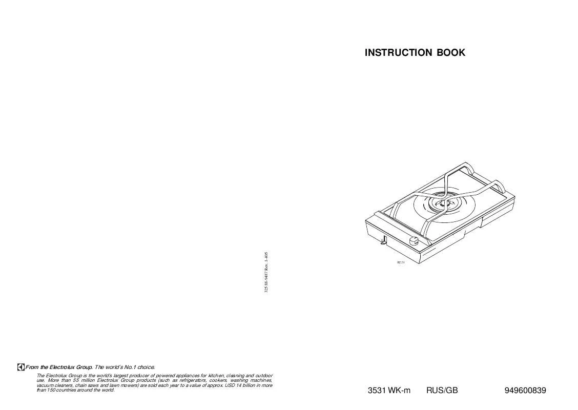 Mode d'emploi AEG-ELECTROLUX 3531WK-MA