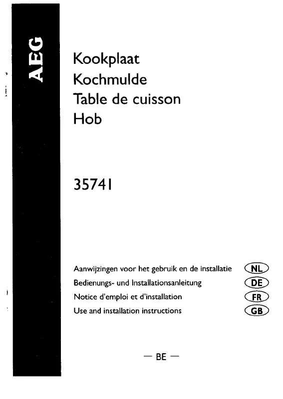 Mode d'emploi AEG-ELECTROLUX 35741G-M