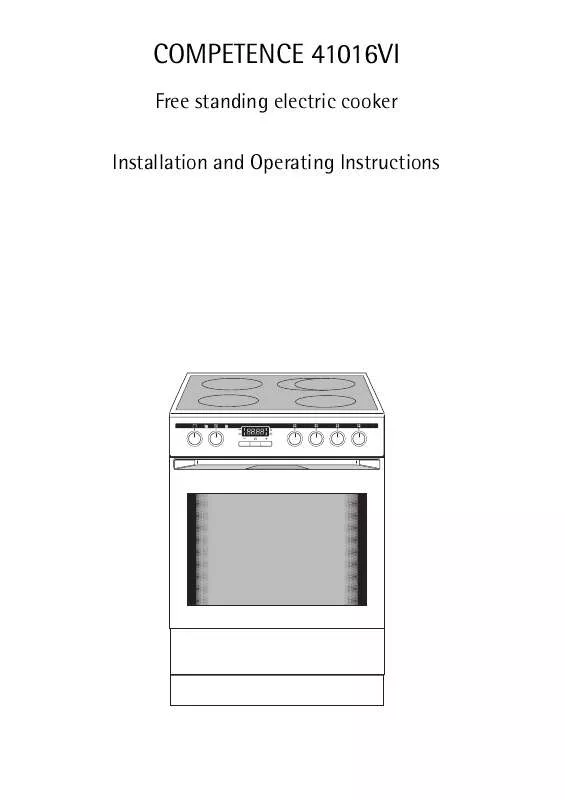 Mode d'emploi AEG-ELECTROLUX 41016VI-WN