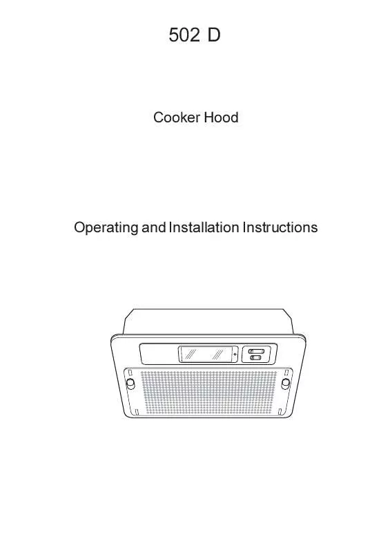 Mode d'emploi AEG-ELECTROLUX 502D-ML/GB