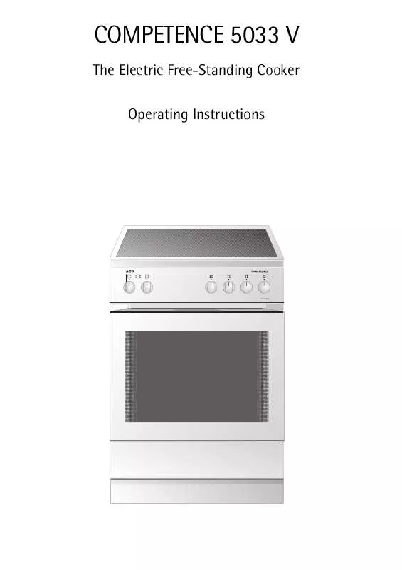 Mode d'emploi AEG-ELECTROLUX 5033V-D