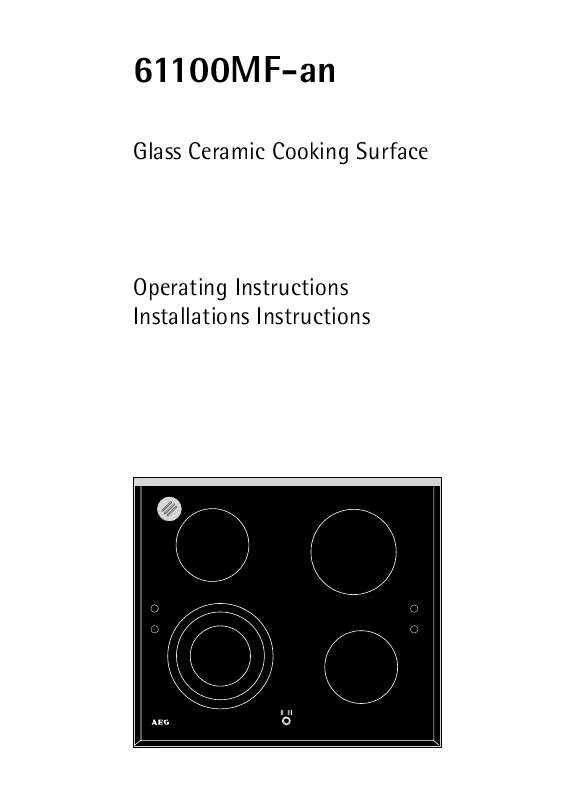 Mode d'emploi AEG-ELECTROLUX 61000MF-AN