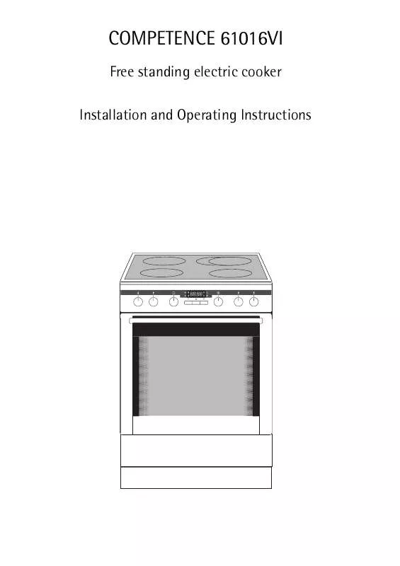 Mode d'emploi AEG-ELECTROLUX 61016VI-A