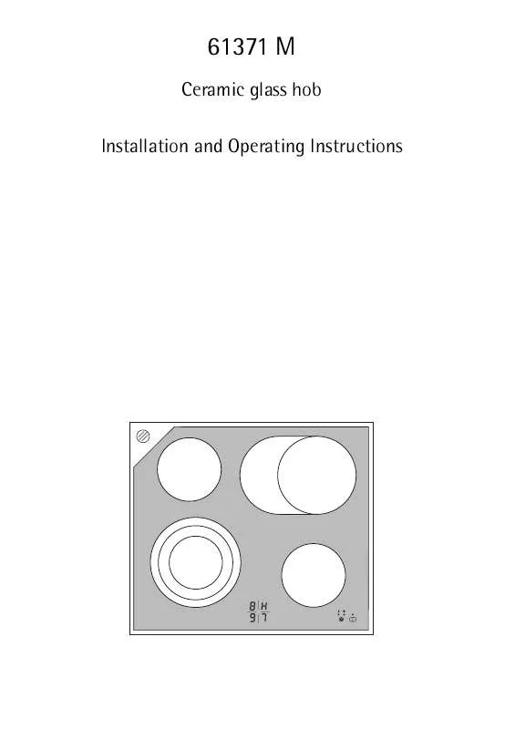 Mode d'emploi AEG-ELECTROLUX 61371M-MN 88Q