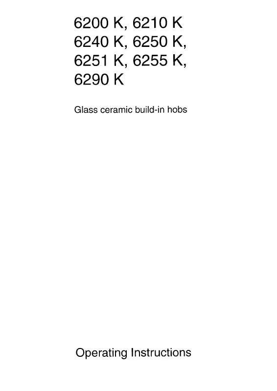 Mode d'emploi AEG-ELECTROLUX 6210K-BN