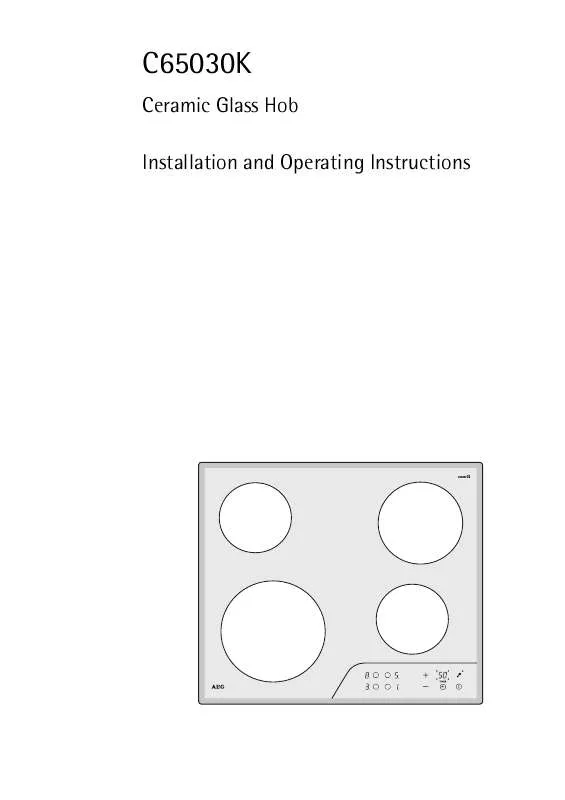 Mode d'emploi AEG-ELECTROLUX 65030K-MN