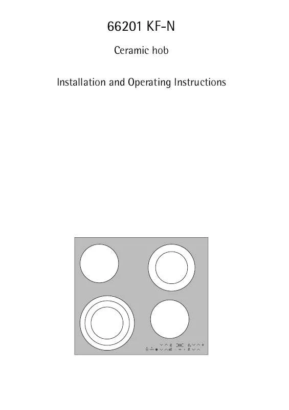 Mode d'emploi AEG-ELECTROLUX 66201KF-N 09J