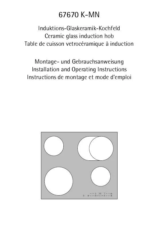 Mode d'emploi AEG-ELECTROLUX 67670K-MN 46F