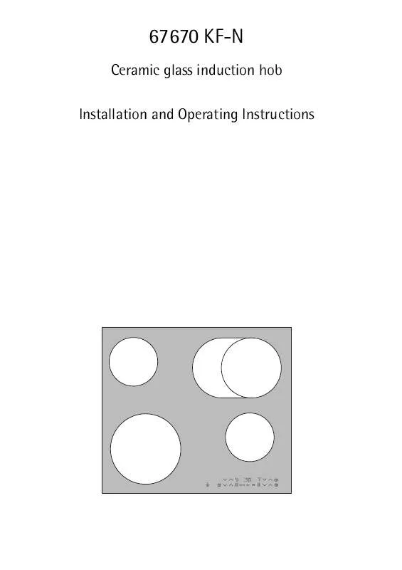 Mode d'emploi AEG-ELECTROLUX 67670KF-N 47F