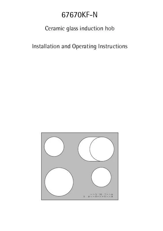 Mode d'emploi AEG-ELECTROLUX 67670KF-N