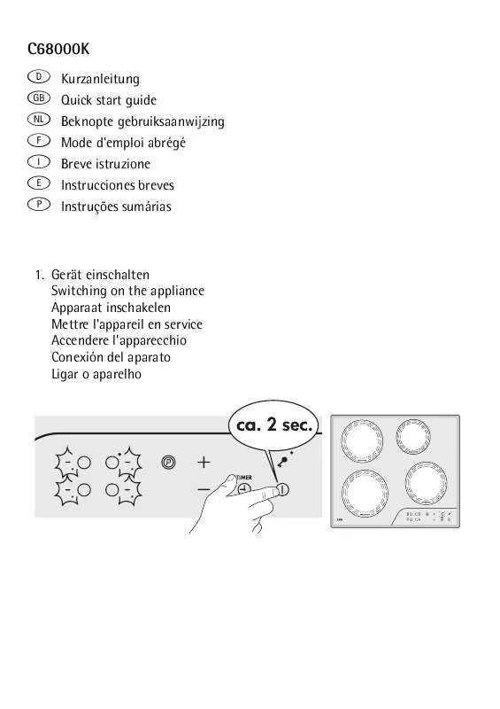 Mode d'emploi AEG-ELECTROLUX 68000K-MN