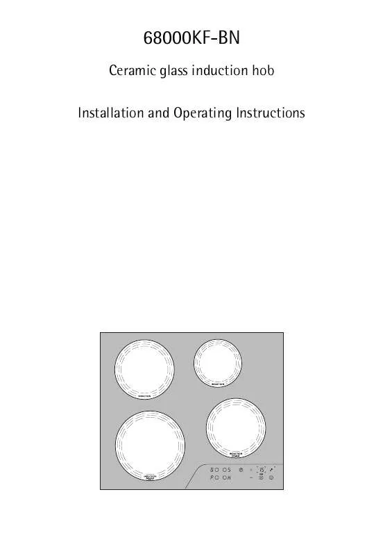 Mode d'emploi AEG-ELECTROLUX 68000KF-BNUK