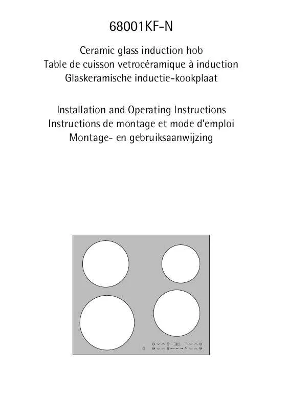 Mode d'emploi AEG-ELECTROLUX 68001KF-N 81F