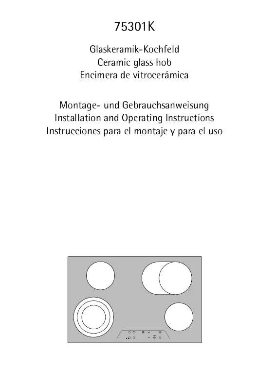 Mode d'emploi AEG-ELECTROLUX 75301K-MNW46