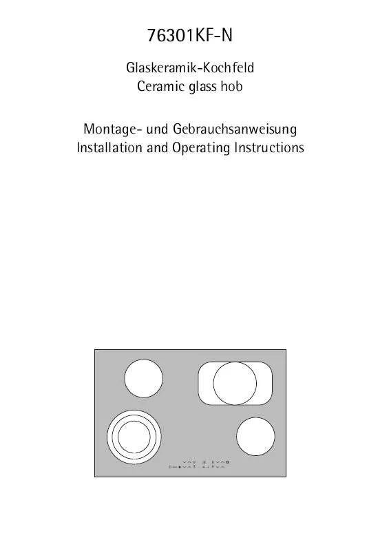 Mode d'emploi AEG-ELECTROLUX 76301K-MN 60I