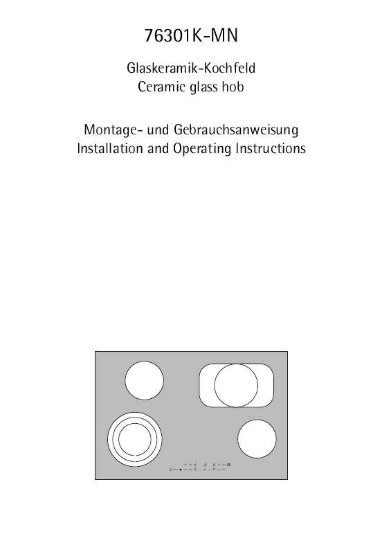 Mode d'emploi AEG-ELECTROLUX 76301K-MN 71F