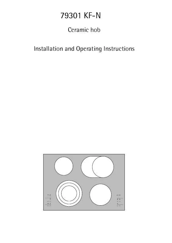 Mode d'emploi AEG-ELECTROLUX 79301KF-N 13J