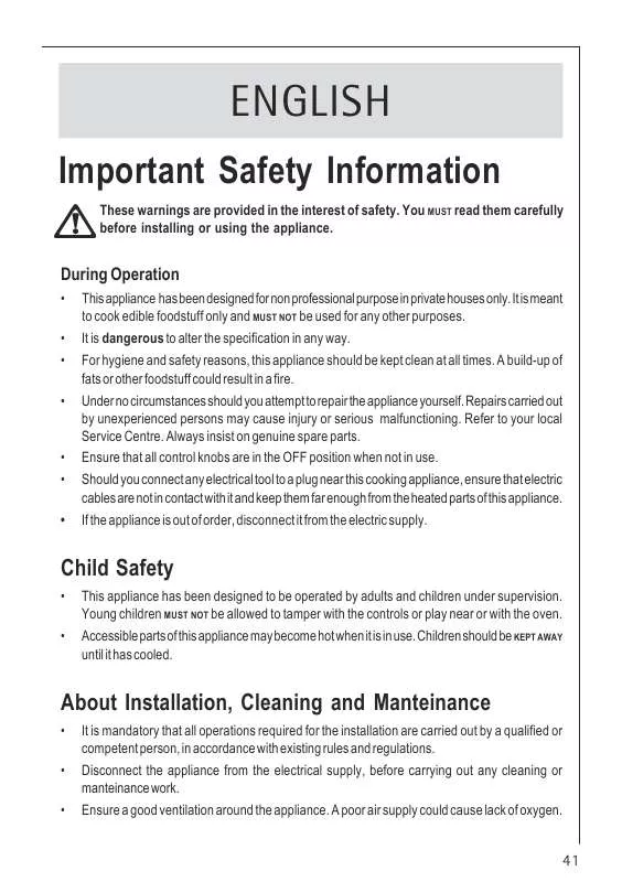 Mode d'emploi AEG-ELECTROLUX 79553G-M